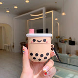 Boba Milk Tea Airpods Case