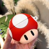 Mario and Toad Airpods Case