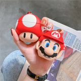 Mario and Toad Airpods Case