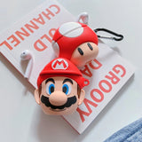 Mario and Toad Airpods Case